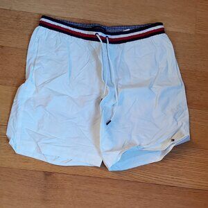 Tommy Hilfiger Men's Swim Shorts White Size L